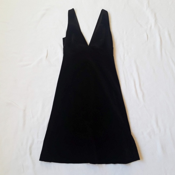 SOLD! J. Crew v-neck sleeveless velvet dress - Picture 3 of 7